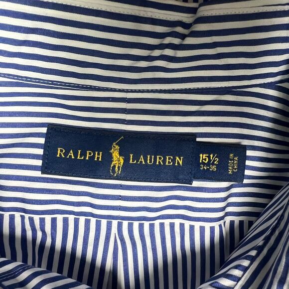 Lot Of 2 Ralph Lauren Mens Shirt Medium Striped - Picture 15 of 16